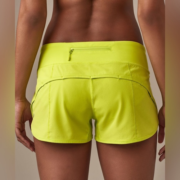 Lululemon Speed Short *4-way Stretch 2.5" Lined Short - 6 Antidote Green - Picture 1 of 9